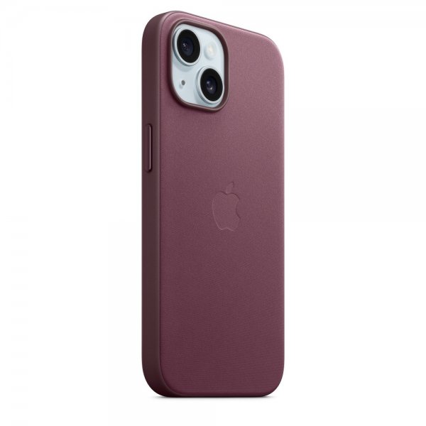 Apple Alkuperäinen iPhone 15 Kuori FineWoven MagSafe Mulperinpensas