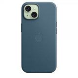 Apple Alkuperäinen iPhone 15 Kuori FineWoven MagSafe Tyynenmerensininen