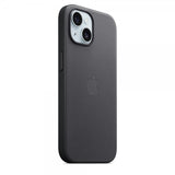 Apple Alkuperäinen iPhone 15 Kuori FineWoven MagSafe Musta