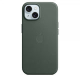 Apple Original iPhone 15 Kuori FineWoven MagSafe Talvivihreä