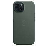 Apple Original iPhone 15 Kuori FineWoven MagSafe Talvivihreä