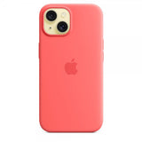 Apple Alkuperäinen iPhone 15 Silikonikuori MagSafe Guava