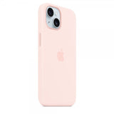 Apple Alkuperäinen iPhone 15 Silikonikuori MagSafella, Vaaleanpunainen