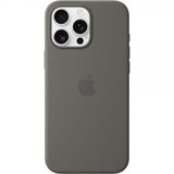 Apple Alkuperäinen iPhone 16 Pro Max Kuori Silikonikuori MagSafe Stone Gray