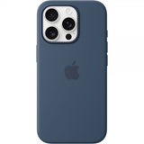 Apple Alkuperäinen iPhone 16 Pro Kuori Silikonikotelo MagSafe Denim
