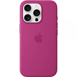 Apple Alkuperäinen iPhone 16 Pro Kuori Silikonikotelo MagSafe Fuchsia