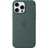 Apple alkuperäinen iPhone 16 Pro Silikonikuori MagSafe Lake Green