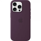 Apple Alkuperäinen iPhone 16 Pro Kuori Silikonikotelo MagSafe Plum