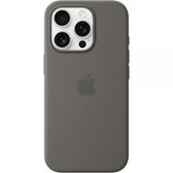 Apple Alkuperäinen iPhone 16 Pro Kuori Silikonisuojakuori MagSafe Stone Gray