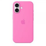 Apple Alkuperäinen iPhone 16 -silikonisuojakuori MagSafella, pionin värinen