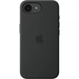 Apple Alkuperäinen iPhone 16e Silikonisuojakuori, musta