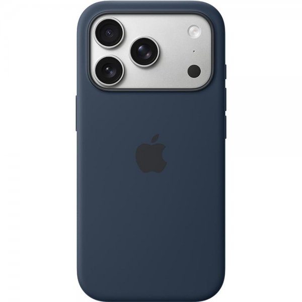 Apple Alkuperäinen iPhone 17 Pro -silikonisuojakuori MagSafe Midnight