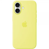 Apple alkuperäinen iPhone 17 -silikonikuori MagSafe, neonkeltainen