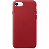 Apple Original iPhone 7/8/SE Kuori Leather Case Punainen
