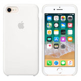 Apple Original iPhone 7/8/SE kuori Silikonikotelo Valkoinen
