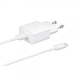 Samsung alkuperäinen laturi USB-C-kaapelilla 15W PD-virtasovitin Valkoinen