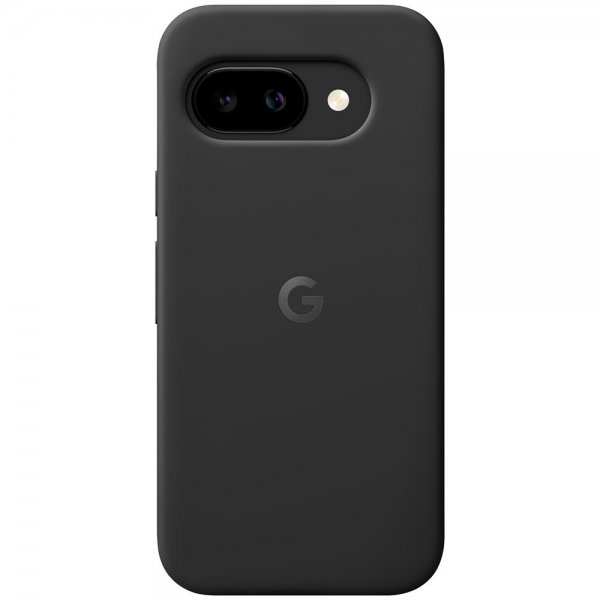 Google Alkuperäinen Pixel 9a -kuori, silikoni, Obsidian