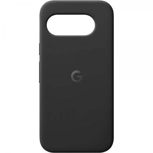 Google Alkuperäinen Pixel 9a -kuori, silikoni, Obsidian