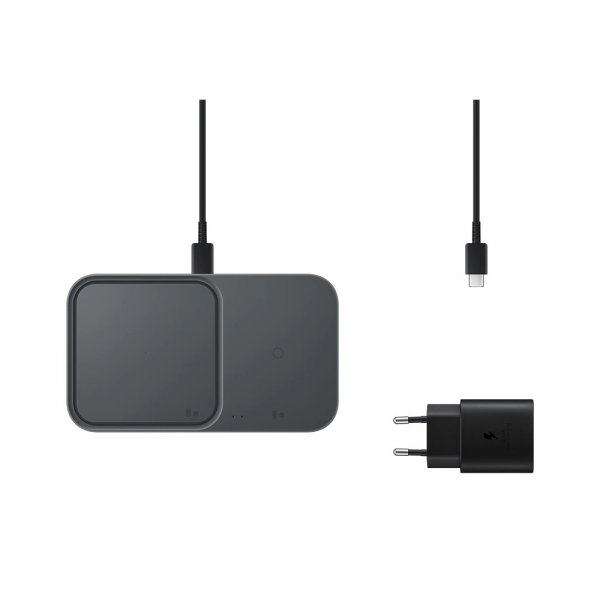 Samsung alkuperäinen langaton Super Fast Charger Duo, musta