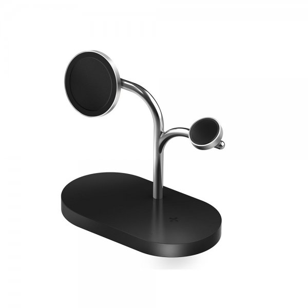 Samsung Alkuperäinen Langaton Laturi 3in1 Wireless Charger Qi2 Magneettinen Musta