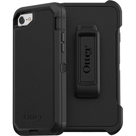 Otterbox iPhone 7/8/SE Defender -suojakuori, musta
