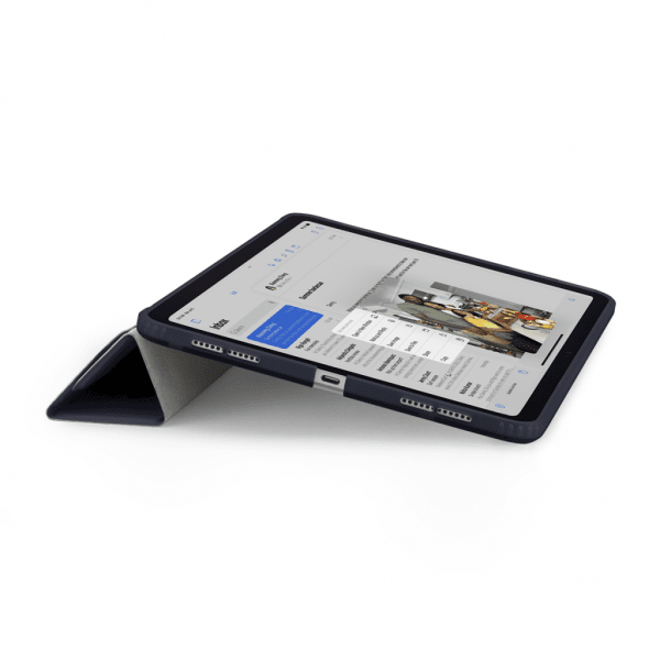 Pipetto iPad Air 11 (M2/M3/M4) -suojakotelo, Origami No1 Original Case, tummansininen