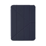 Pipetto iPad mini (6. sukupolvi)/iPad mini (A17 Pro) Origami No1 Original Case Tummanblå