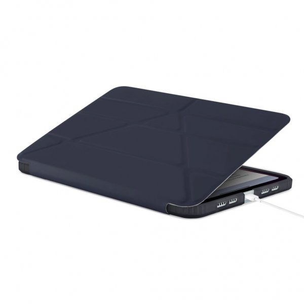 Pipetto iPad mini (6. sukupolvi)/iPad mini (A17 Pro) Origami No1 Original Case Tummanblå