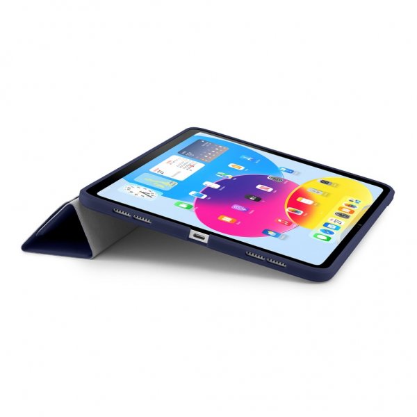 Pipetto iPad 10.9 (10. sukupolvi)/iPad 11 (A16) kotelo Origami No1 Original Case Tumman sininen