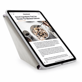 Pipetto iPad Air 11 (M2/M3/M4) -suojakotelo Origami No1 Original Case, metallinhohtoinen violetti
