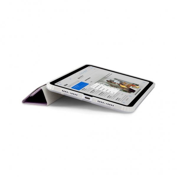 Pipetto iPad mini (6. sukupolvi)/iPad mini (A17 Pro) -suojakotelo Origami No1 Original Case, metallinen liila