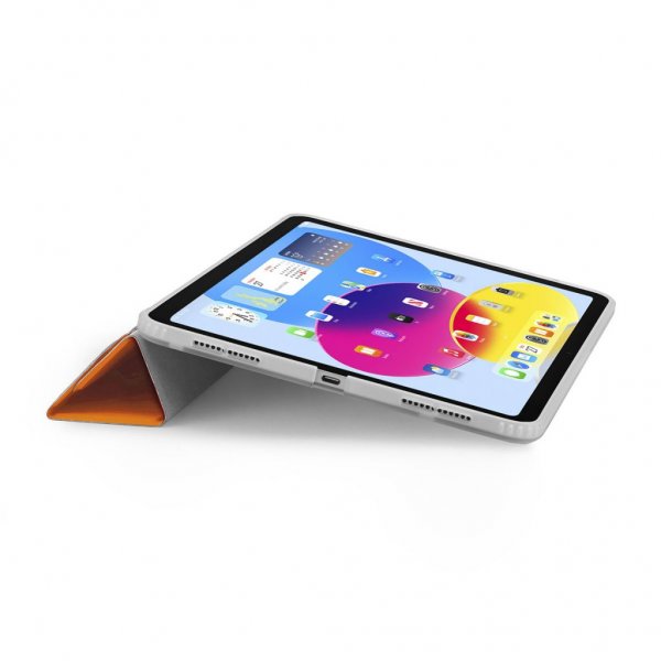 Pipetto iPad 10.9 (10. sukupolvi)/iPad 11 (A16) -kotelo Origami No1 Original Case, oranssi