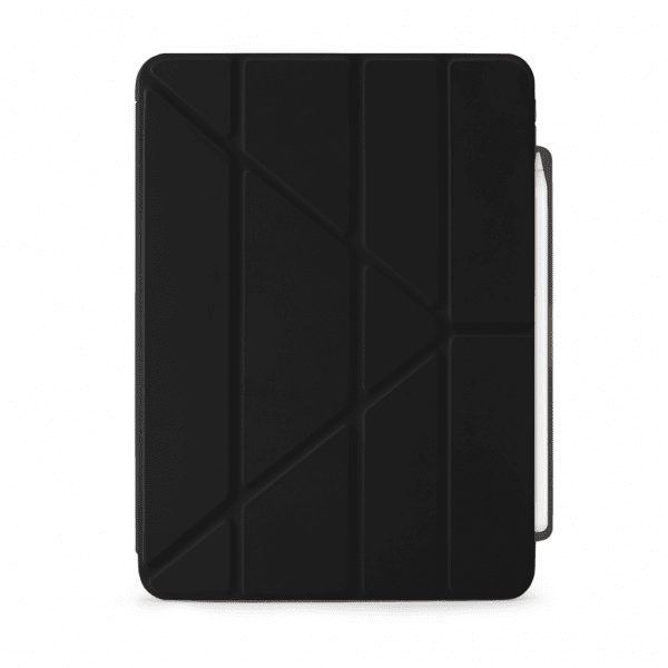Pipetto iPad Air 11 (M2/M3/M4) -kotelo Origami No3 Pencil Case, musta