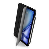 Pipetto iPad Air 11 (M2/M3/M4) -kotelo Origami No3 Pencil Case, musta