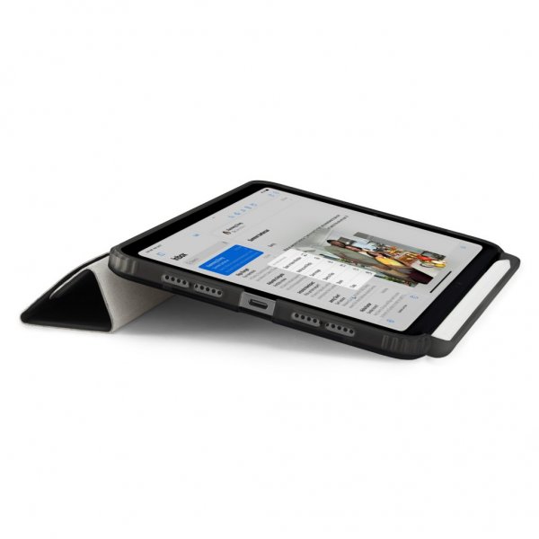 Pipetto iPad mini (6. sukupolvi)/iPad mini (A17 Pro) Origami No3 Pencil Case, musta