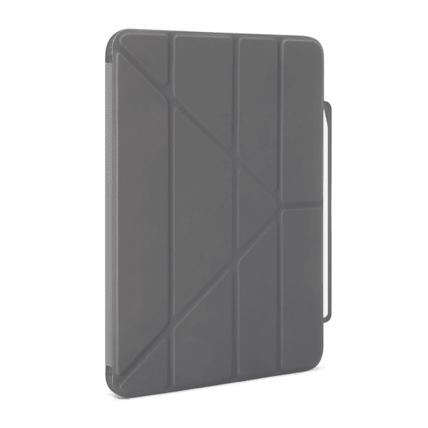 Pipetto iPad Air 11 (M2/M3/M4) -suojakotelo Origami No3 Pencil Case, harmaa