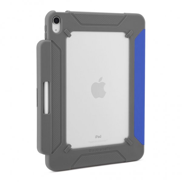 Pipetto iPad 10.9 (10. sukupolvi)/iPad 11 (A16) -kotelo Origami No2 Pencil Shield Royal Blue