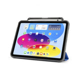 Pipetto iPad 10.9 (10. sukupolvi)/iPad 11 (A16) -kotelo Origami No2 Pencil Shield Royal Blue