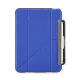 Pipetto iPad 10.9 (10. sukupolvi)/iPad 11 (A16) -kotelo Origami No2 Pencil Shield Royal Blue