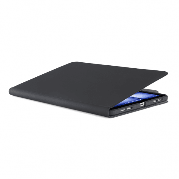 Pipetto iPad Air 11 (M2/M3/M4) -suojakotelo Origami No5 Rotating Folio Case, musta