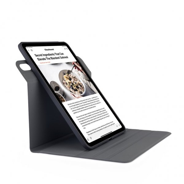 Pipetto iPad Air 11 (M2/M3/M4) -suojakotelo Origami No5 Rotating Folio Case, musta