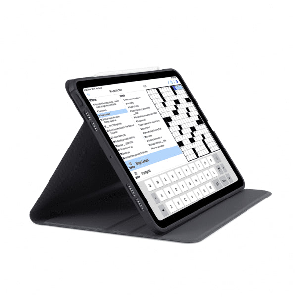 Pipetto iPad Pro 13 (M4/M5) Kotelo Origami No5 Rotating Folio Case Musta