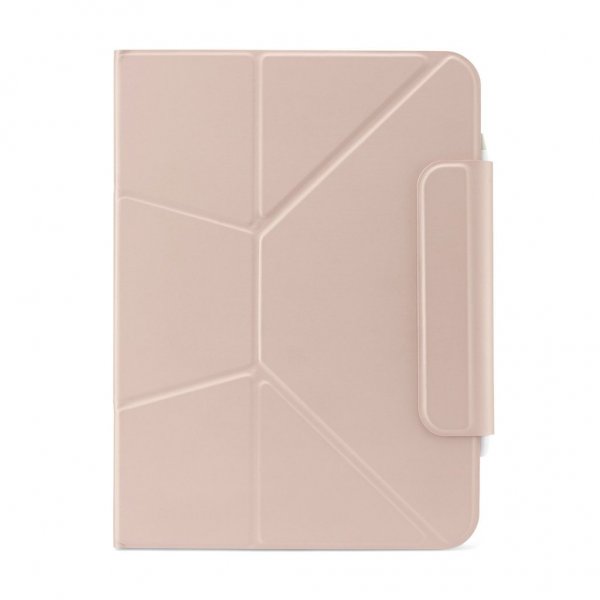 Pipetto iPad Air 11 (M2/M3/M4)/iPad Air 10.9 (sukupolvi 4/5) Origami No6 Stand -suojakotelo, pinkki