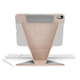 Pipetto iPad Air 11 (M2/M3/M4)/iPad Air 10.9 (sukupolvi 4/5) Origami No6 Stand -suojakotelo, pinkki
