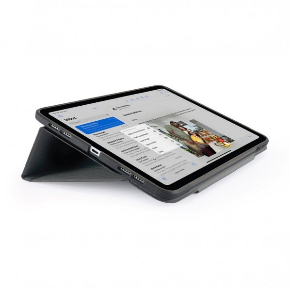 Pipetto iPad Air 11 (M2/M3/M4)/iPad Air 10.9 (sukupolvi 4/5) -suojakotelo Origami No6 Stand, sininen