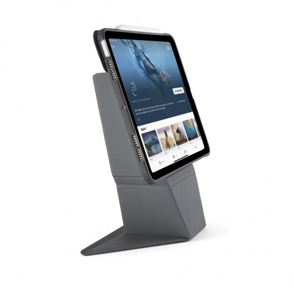 Pipetto iPad Air 13 (M2/M3/M4) -suojakotelo Origami No6 Stand, musta
