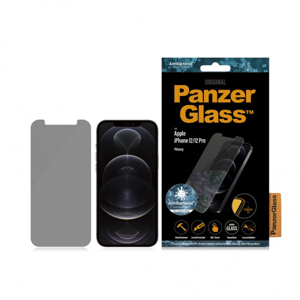 PanzerGlass iPhone 12/iPhone 12 Pro Näytönsuoja Standard Fit Privacy