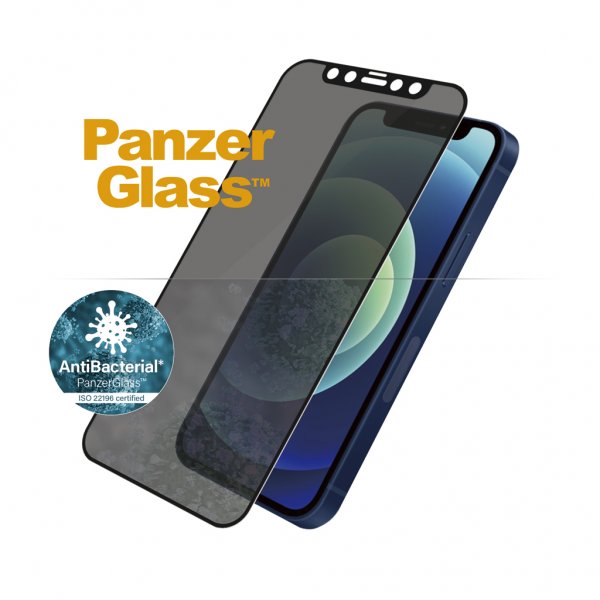PanzerGlass iPhone 12 Mini näytönsuoja reunaan asti ulottuvalla yksityisyyssuojalla