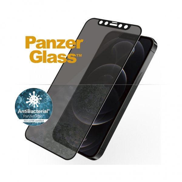 PanzerGlass iPhone 12/iPhone 12 Pro Näytönsuoja Edge-to-Edge Privacy