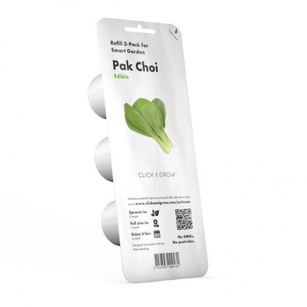 Click and Grow Smart Garden täytepakkaus 3 kpl – Pak choi